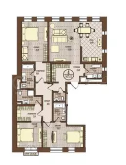 Продажа квартиры площадью 167.15 м² 4 этаж в Villa Grace по адресу Остоженка, Пожарский пер. 5А